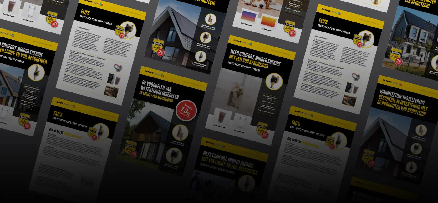 Vraag nu je gepersonaliseerde brochures van Spirotech aan!