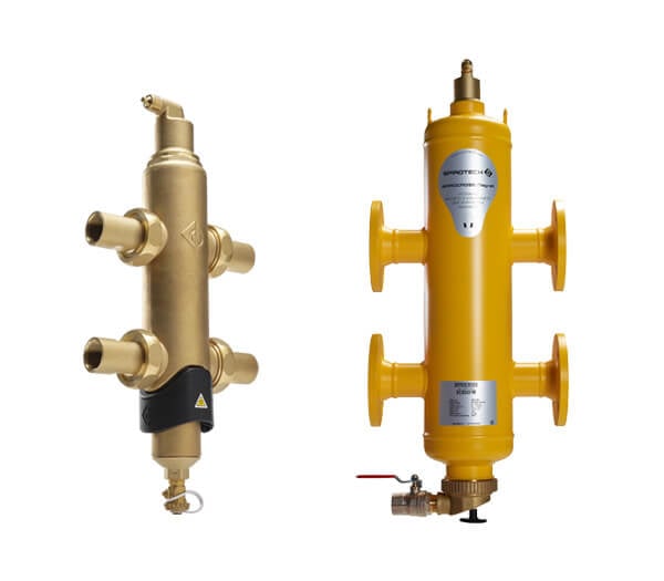 Hydraulisch balanceren met lucht- en vuilafscheiding